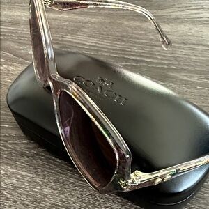 Coach Women's Sunglasses - Clear Frame